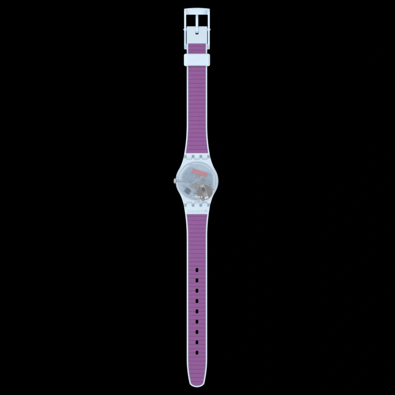 Swatch,Originals 25mm,25mm,Plastic,Purple,Quartz,Tonneau,Blue,LL126