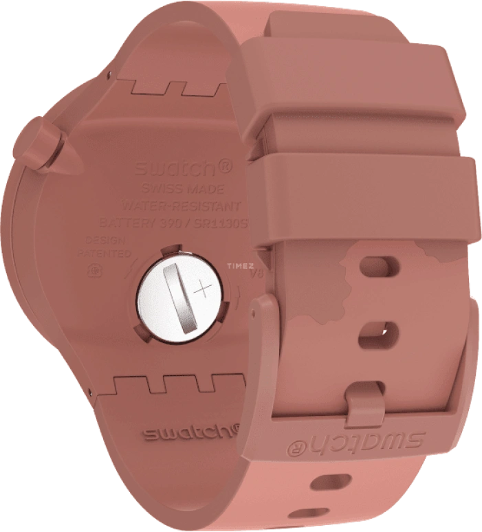 Swatch,THE BOLD 47mm,47mm,Bioceramic,Ceramic,Red,Sapphire,Crystal Glass,SB03R100