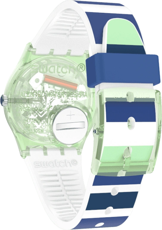 Swatch,Originals 34mm,34mm,Plastic,White,Open,GG711