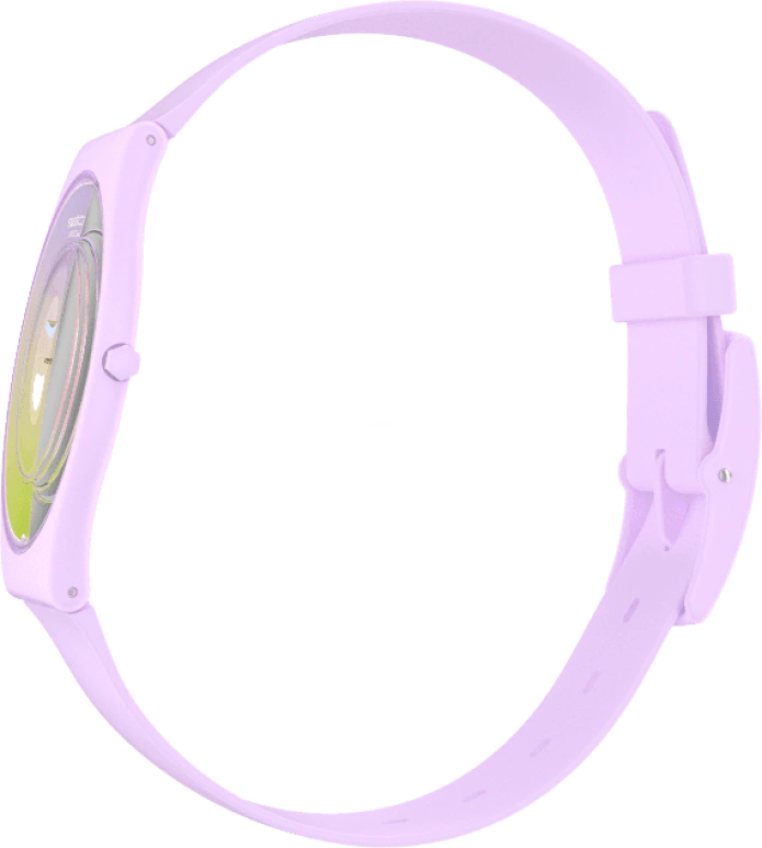 Swatch,SKIN 34mm,34mm,Ceramic,Multi-Color,Quartz,Round,Pink,SS09V101