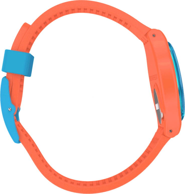 Swatch,Originals 34mm,34mm,Plastic,Blue,GO121