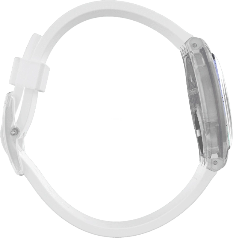 Swatch,Originals 34mm,34mm,Plastic,Blue,Pink,Sapphire,Crystal Glass,GE713