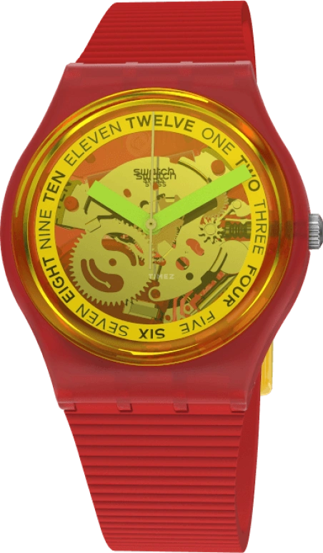 Swatch,Originals 34mm,34mm,Plastic,Open,GR185