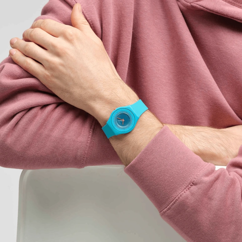 Swatch,Swatch Essentials 34mm,34mm,Bio-sourced,Blue,Quartz,Tonneau,SS08N114
