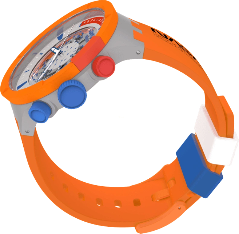 Swatch,THE BOLD 47mm,47mm,Bioceramic,Ceramic,Sapphire,Crystal Glass,SB04Z401