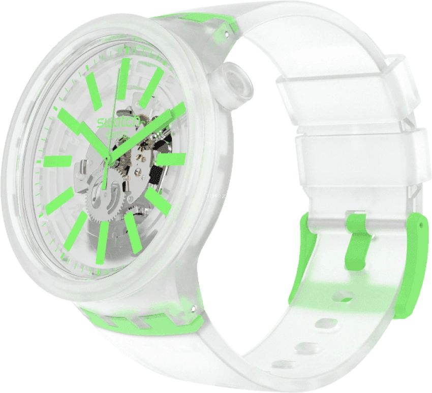 Swatch,THE BOLD 47mm,47mm,Plastic,White,SO27E104