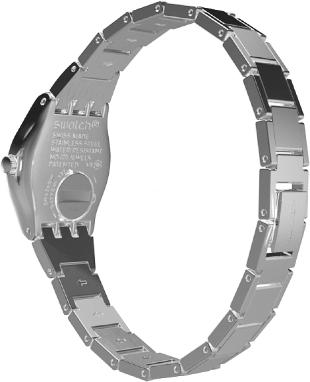 Swatch,IRONY 25mm,25mm,Stainless Steel,Blue,YSS222G