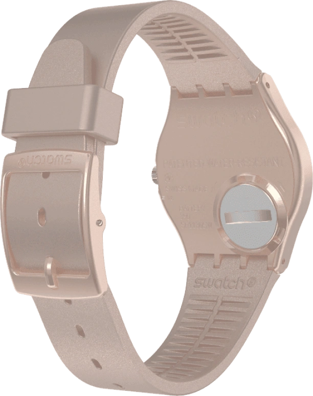 Swatch,Originals 34mm,34mm,Plastic,Pink,Sapphire,Crystal Glass,GP403