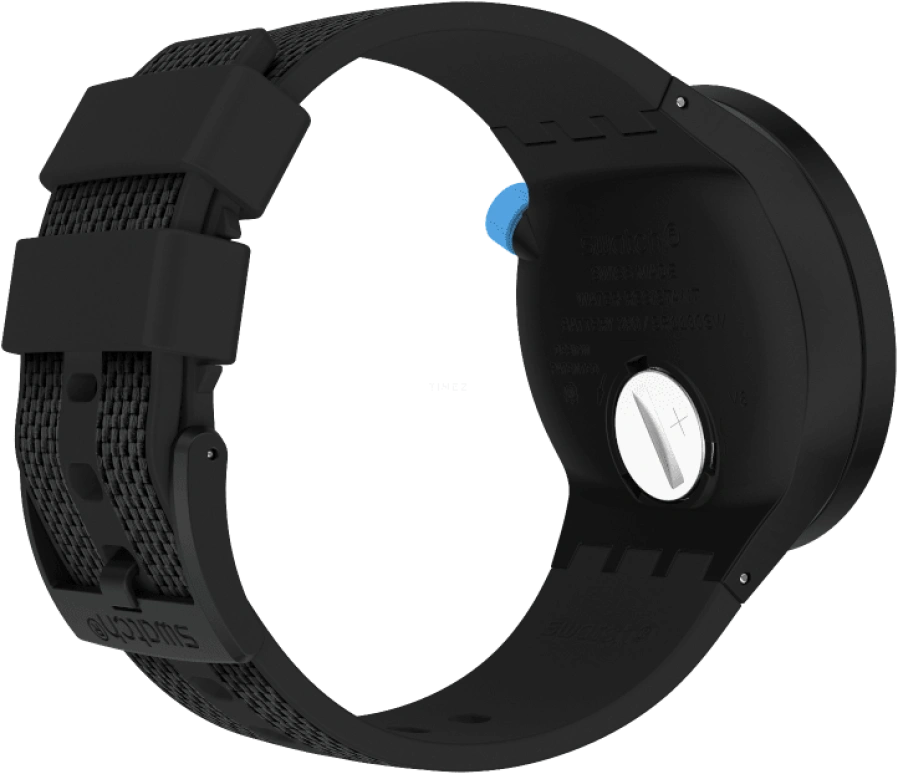 Swatch,THE BOLD 47mm,47mm,Plastic,Black,Sapphire,Crystal Glass,SO27B118