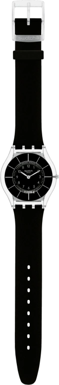 Swatch,Other 34mm,34mm,Bio-sourced,Black,Quartz,Sapphire,Crystal Glass,Round,SS08K103