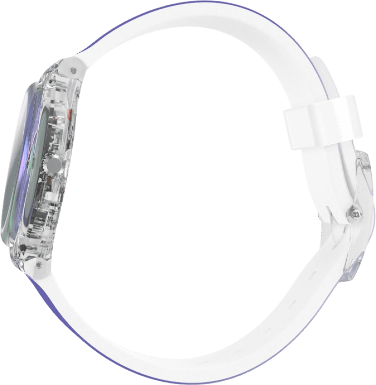 Swatch,Originals 34mm,34mm,Plastic,Purple,Green,Sapphire,Crystal Glass,GE718