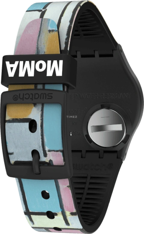 Swatch,Originals 34mm,34mm,Plastic,Pink,Closed,GZ350