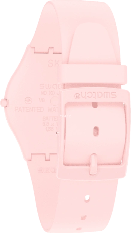 Swatch,SKIN 34mm,34mm,Ceramic,Pink,Closed,SS09P100
