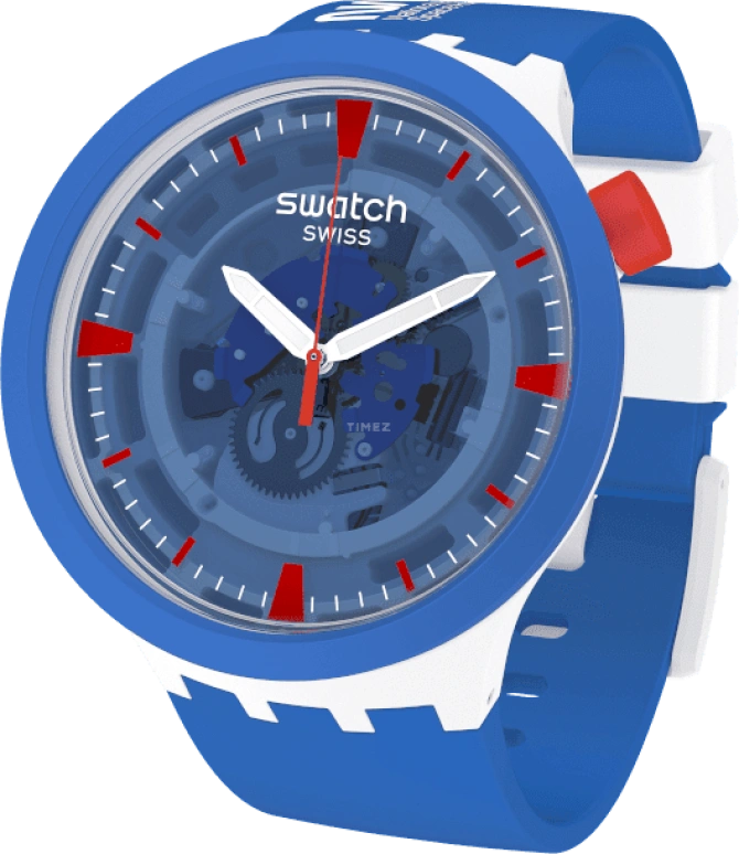 Swatch,THE BOLD 47mm,47mm,Bioceramic,Ceramic,Sapphire,Crystal Glass,SB03Z100