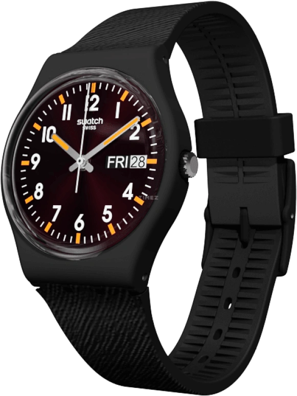 Swatch,Originals 34mm,34mm,Plastic,Red,GB753