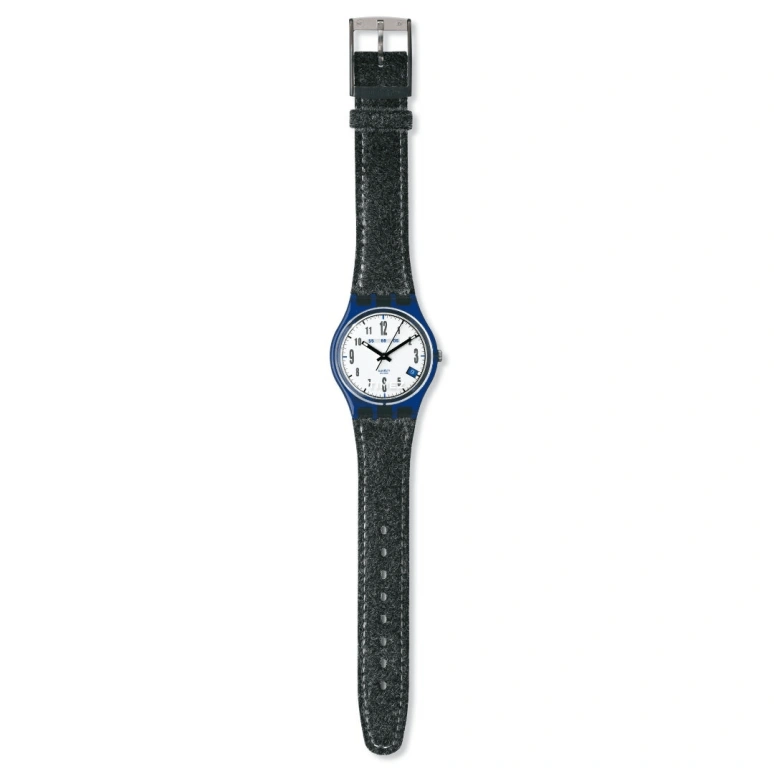 Swatch,Other 38.40mm,38.40mm,Plastic,White,Quartz,Day,Sapphire,Crystal Glass,GN407