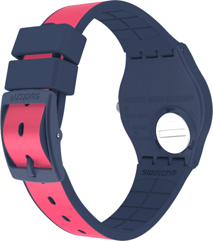 Swatch,Originals 34mm,34mm,Plastic,Pink,GN264