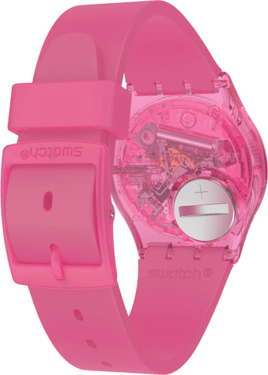 Swatch,Originals 34mm,34mm,Plastic,Pink,GP166