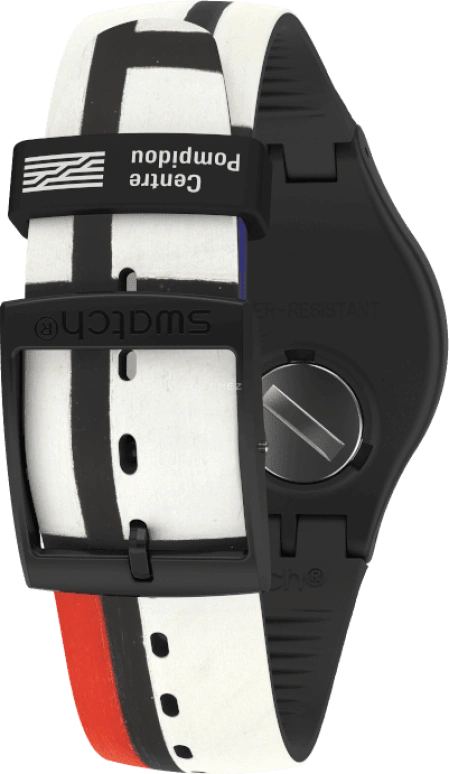 Swatch,Originals 41mm,41mm,Plastic,Black,Quartz,Sapphire,Crystal Glass,Round,SUOZ344