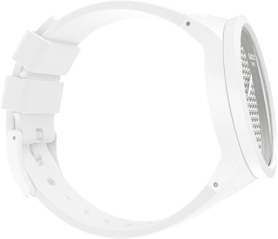 Swatch,THE BOLD 47mm,47mm,Plastic,White,SO27Z106