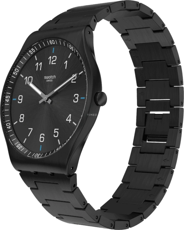 Swatch,SKIN ,Stainless Steel,Black,SS07B100G
