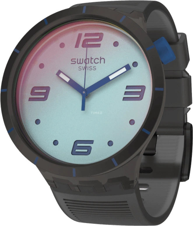 Swatch,Originals 47mm,47mm,Plastic,Sapphire,Crystal Glass,Closed,SO27B121