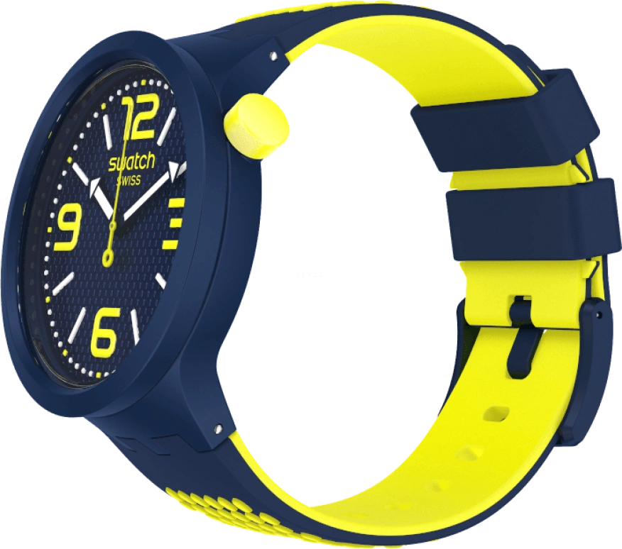 Swatch,THE BOLD 47mm,47mm,Plastic,Black,SO27N102