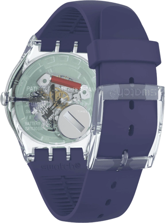 Swatch,Originals 41mm,41mm,Plastic,Purple,SUOK712