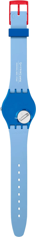 Swatch,Originals 34mm,34mm,Bio-sourced,Blue,Quartz,Sapphire,Crystal Glass,Round,SO28Z126