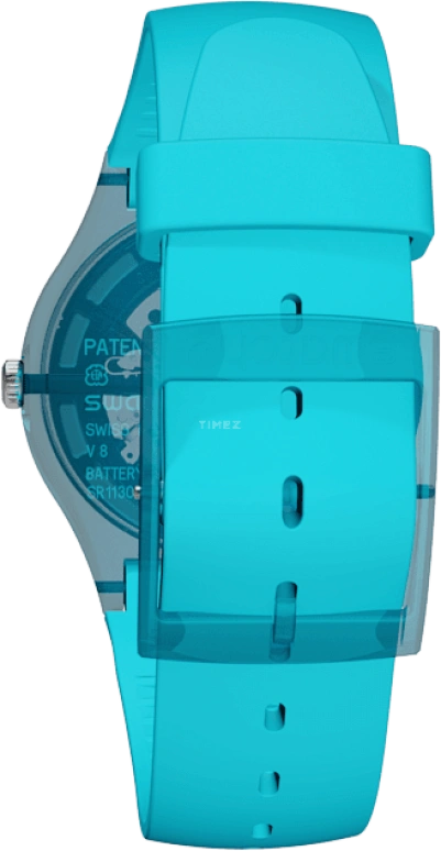 Swatch,Originals 41mm,41mm,Plastic,Blue,SUOL700