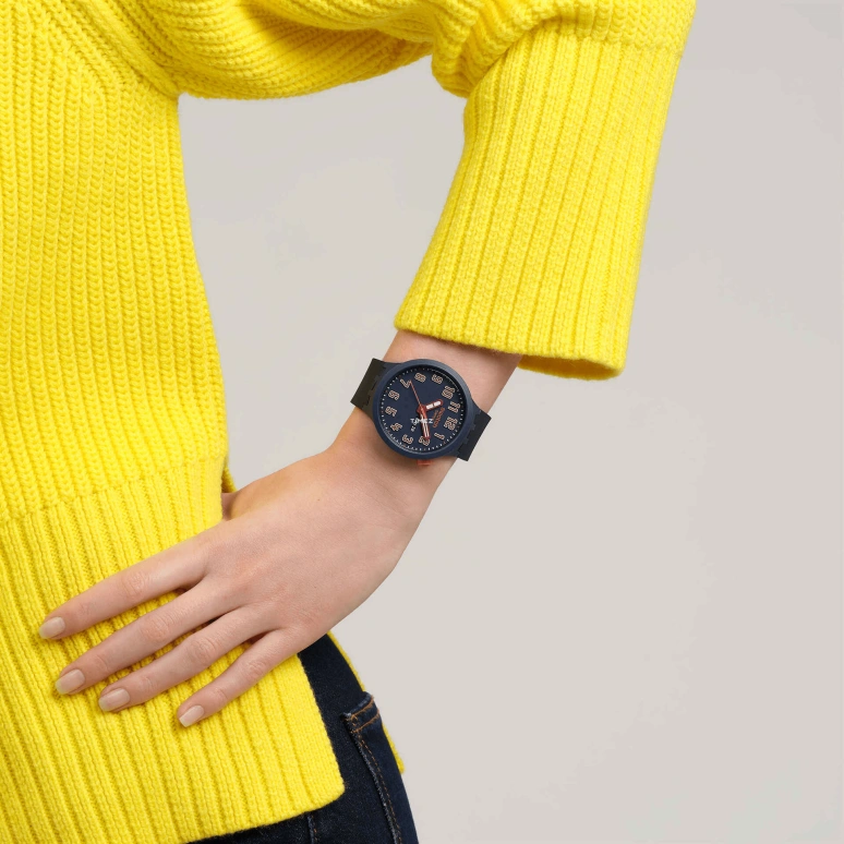 Swatch,THE BOLD 47mm,47mm,Plastic,Blue,Quartz,Date,Day,SB01S700