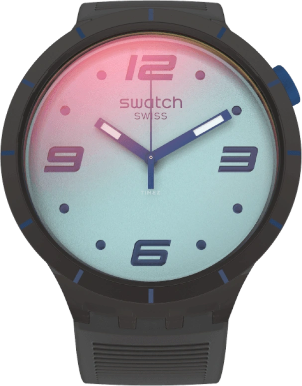 Swatch,Originals 47mm,47mm,Plastic,Sapphire,Crystal Glass,Closed,SO27B121