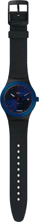 Swatch,Sistem 51 42mm,42mm,Plastic,Blue,Automatic,Day,90hours,SUTB403