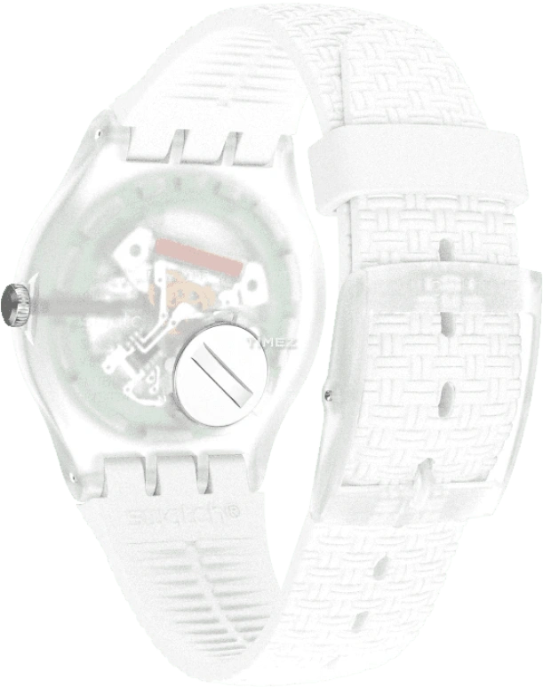 Swatch,Originals 41mm,41mm,Plastic,White,Quartz,Date,Day,SUOW710