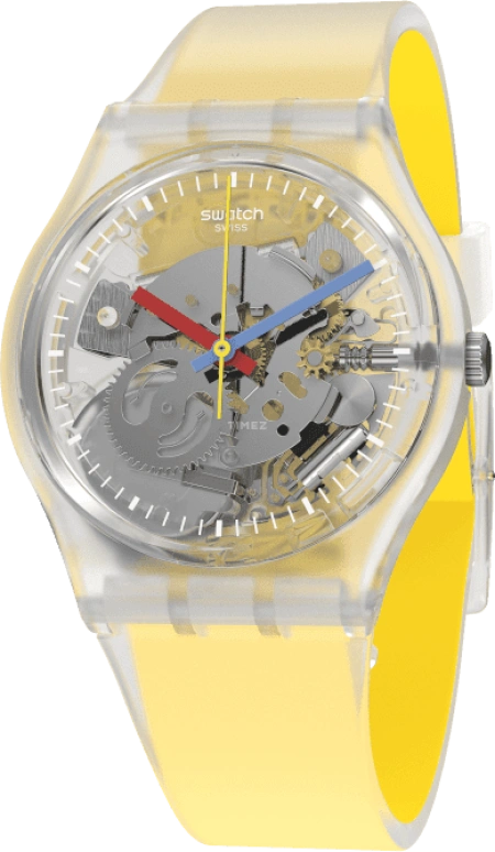 Swatch,CLEAR 34mm,34mm,Open,GE291