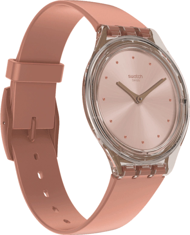 Swatch,SKIN 36.80mm,36.80mm,Plastic,Pink,SVOK108