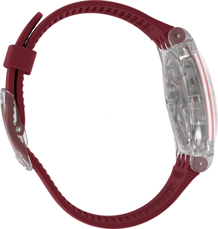 Swatch,Originals 41mm,41mm,Plastic,Pink,Sapphire,Crystal Glass,SUOK717