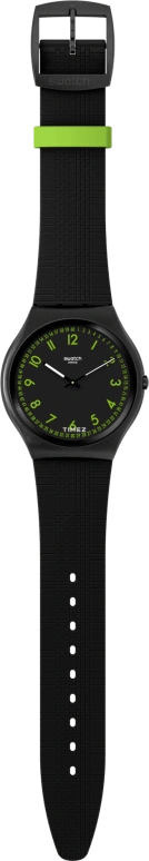 Swatch,Other 42mm,42mm,Stainless Steel,Black,Quartz,Sapphire,Crystal Glass,Round,SS07B108