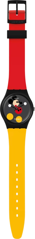Swatch,Originals 34mm,34mm,Plastic,Black,Quartz,Tonneau,GZ323S