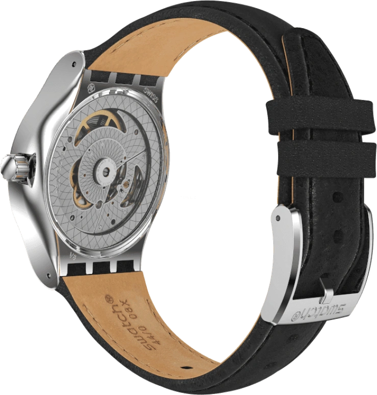 Swatch,IRONY 42mm,42mm,Black,Open,SY23S400