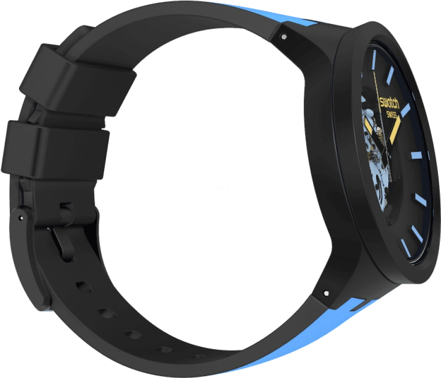 Swatch,THE BOLD 47mm,47mm,Black,SB03B108