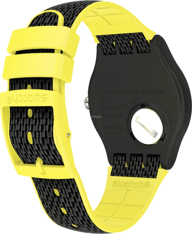 Swatch,Originals 41mm,41mm,Plastic,Black,SUOB406