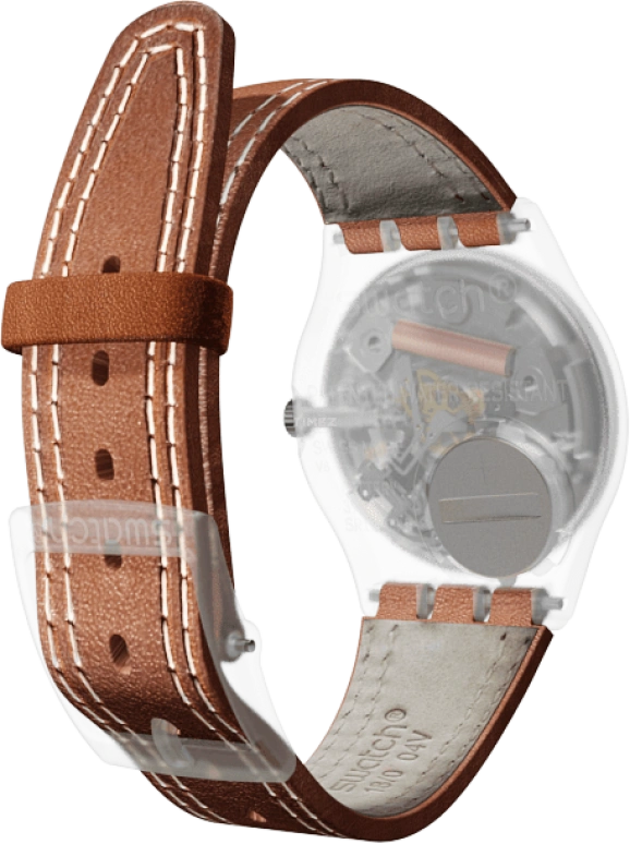 Swatch,Originals 34mm,34mm,Plastic,Blue,GE709