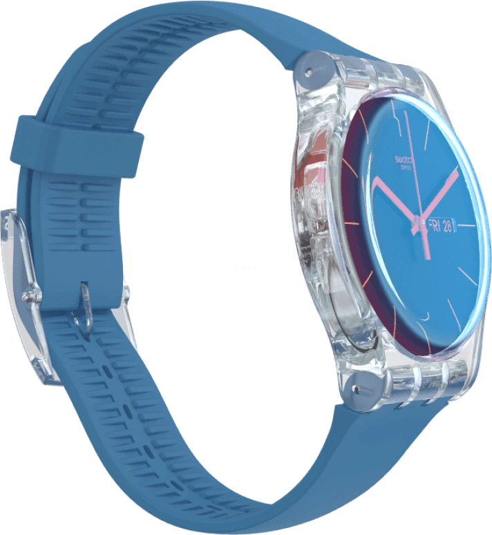 Swatch,Originals 41mm,41mm,Plastic,Blue,SUOK711