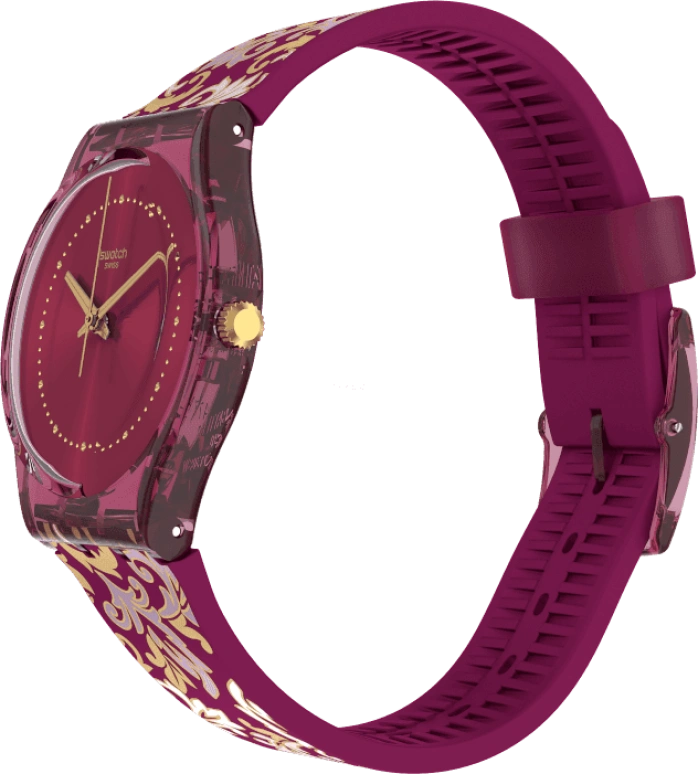 Swatch,Special Edition 34mm,34mm,Purple Red,Red,GR179