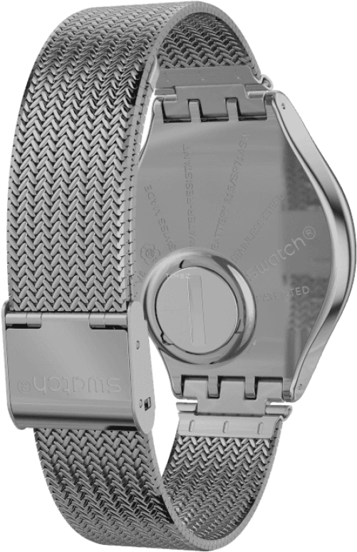 Swatch,SKIN 38mm,38mm,Stainless Steel,Pink Red,Red,SYXS117M