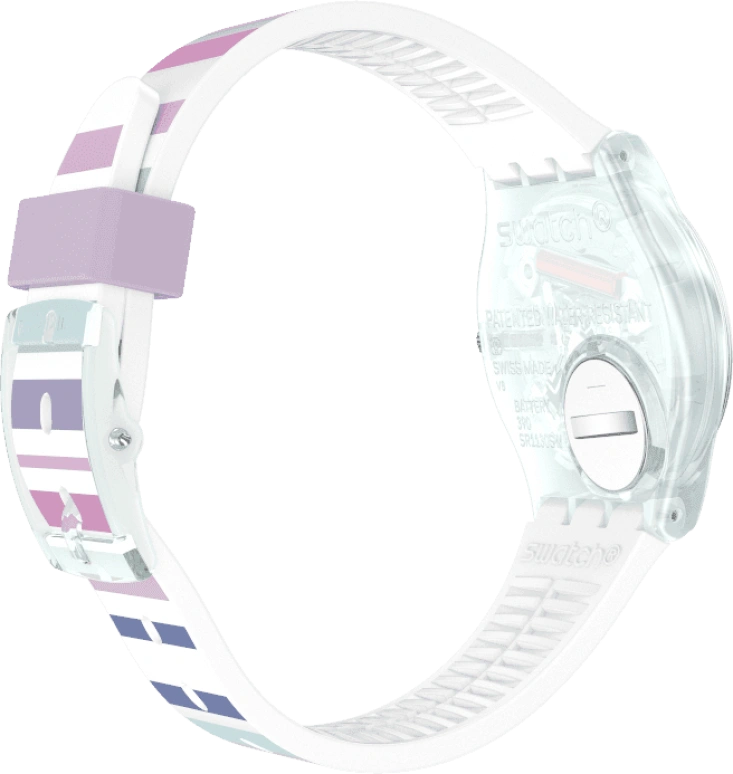 Swatch,Originals 34mm,34mm,Plastic,White,Open,GL702