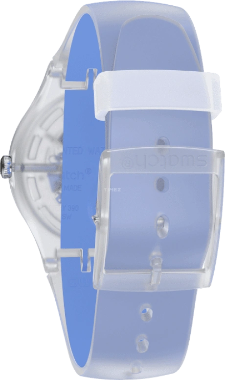 Swatch,Originals 41mm,41mm,Plastic,Skeleton,Quartz,Round,Transparent,SUOK156