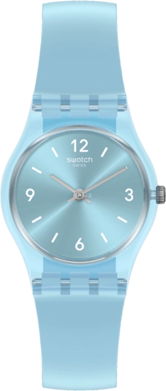 Swatch,IRONY 25mm,25mm,Plastic,Blue,Open,LL123