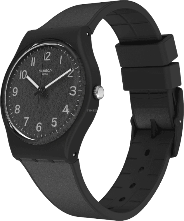 Swatch,Originals 34mm,34mm,Plastic,Black,GB326